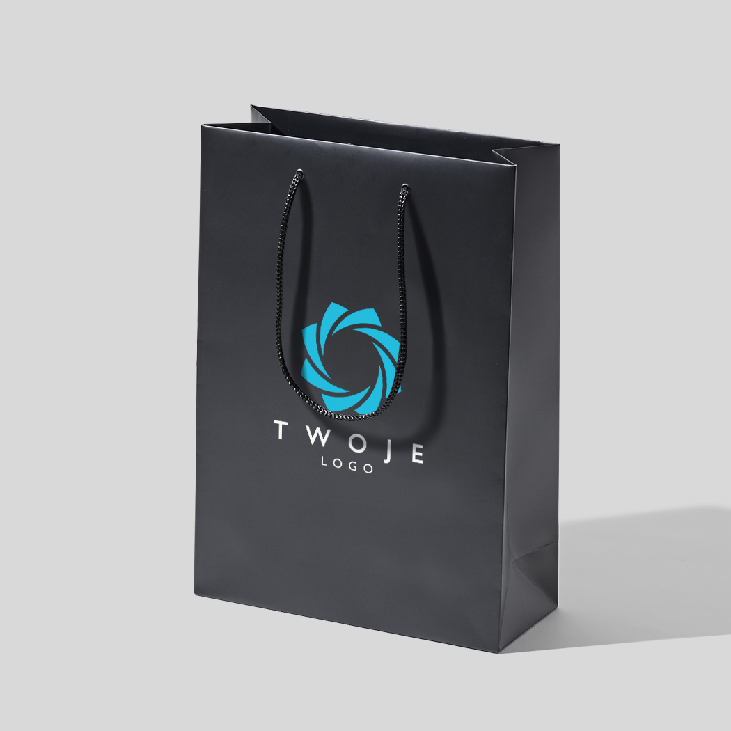 45x12x36 torba papierowa premium czerwona laminowana matowa z nadrukiem reklamowym CCM_red_45x12x36_print