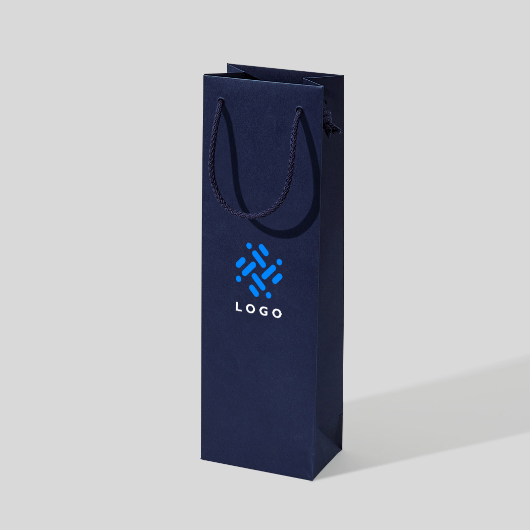 torba papierowa premium biała laminowana matowa z nadrukiem reklamowym