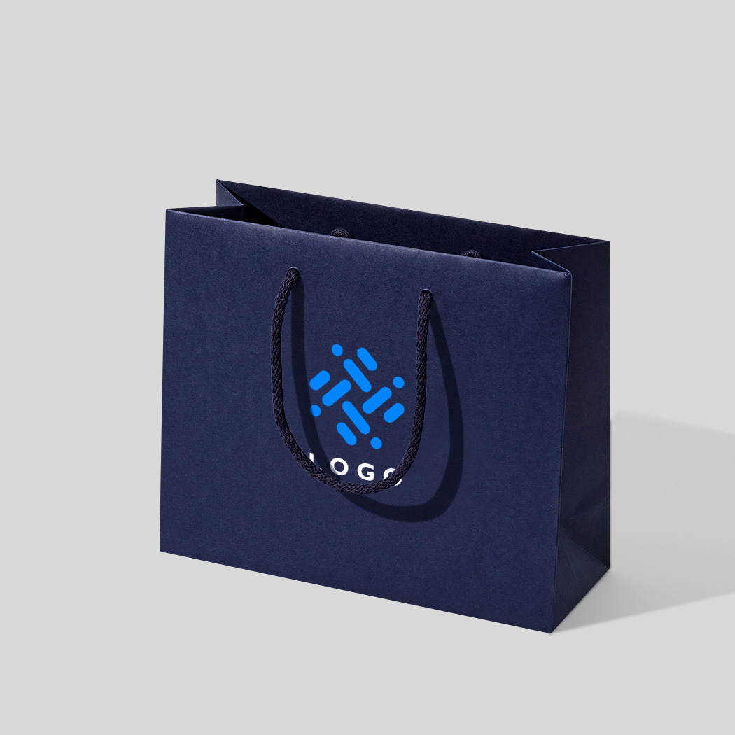  torba papierowa premium biała laminowana matowa z nadrukiem reklamowym 