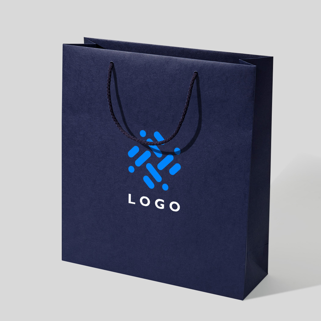  torba papierowa premium biała laminowana matowa z nadrukiem reklamowym 