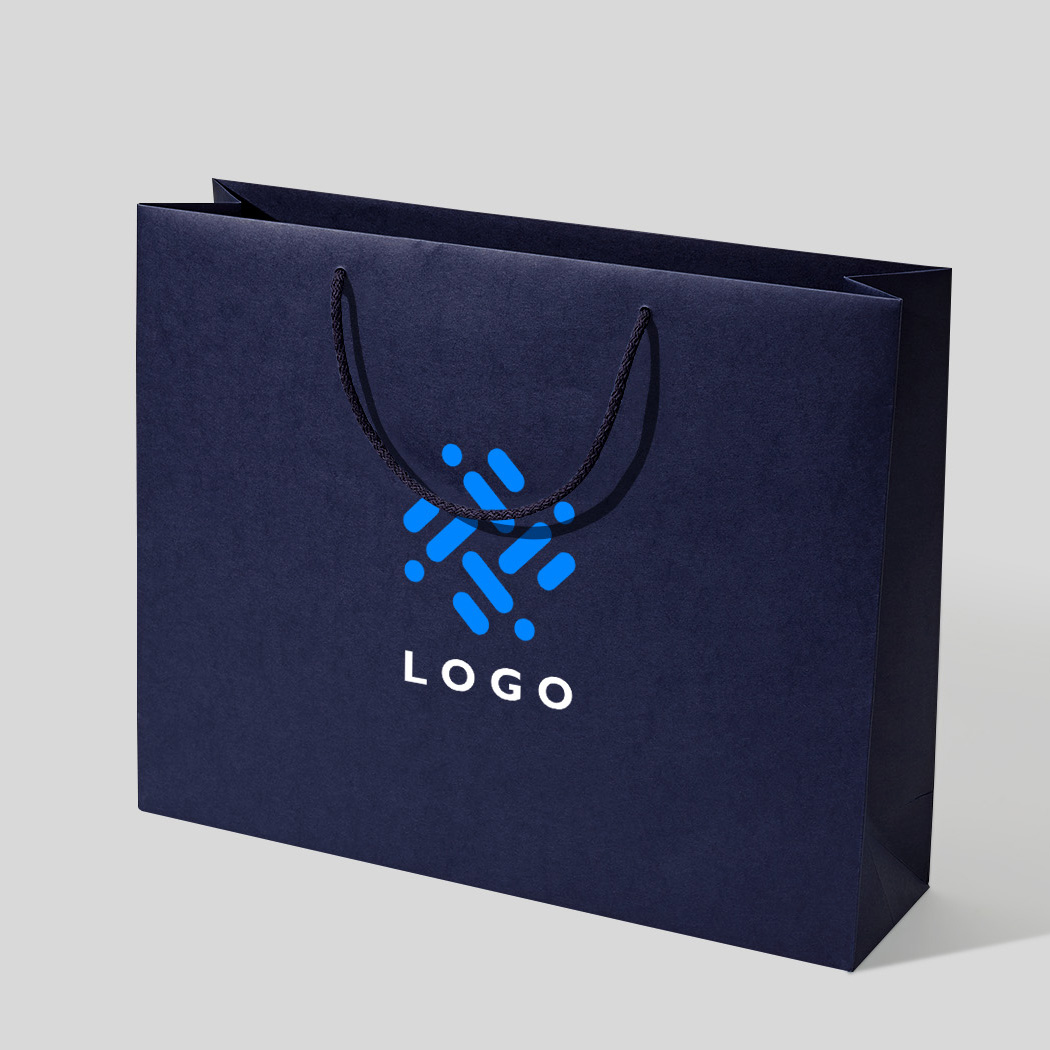  torba papierowa premium biała laminowana matowa z nadrukiem reklamowym 