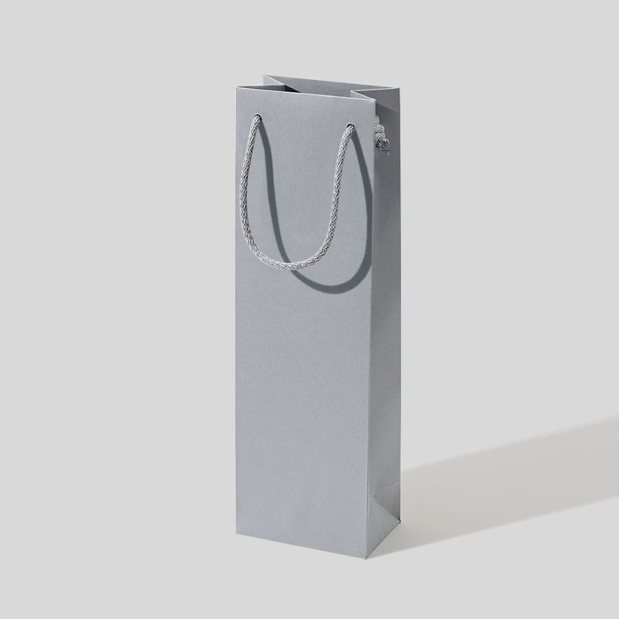 24x9x20 torebka papierowa premium granatowa laminowana matowa bez nadruku