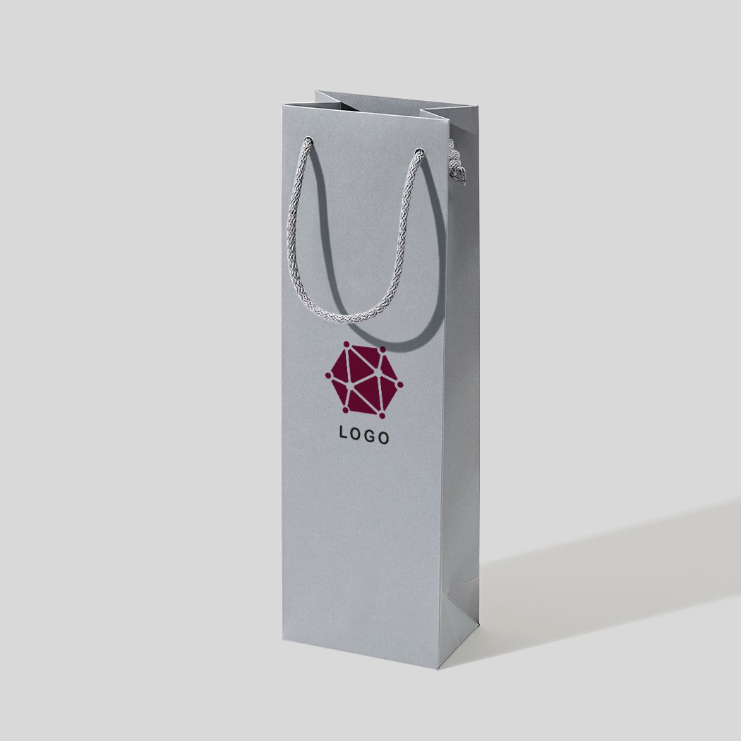  torba papierowa premium biała laminowana matowa z nadrukiem reklamowym 