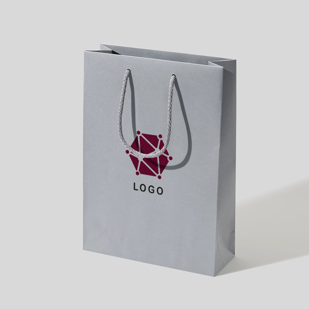  torba papierowa premium biała laminowana matowa z nadrukiem reklamowym 