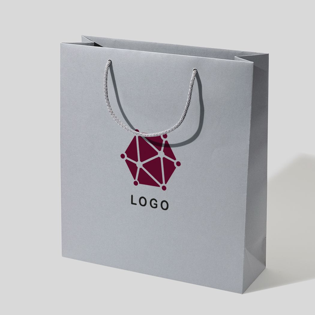  torba papierowa premium biała laminowana matowa z nadrukiem reklamowym 