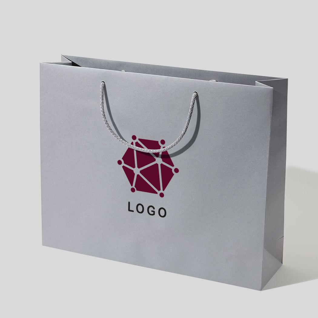  torba papierowa premium biała laminowana matowa z nadrukiem reklamowym 