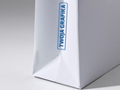24x9x20 torba premium biała laminowana matowa z nadrukiem reklamowym