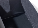 35x10x28 torba premium ekologiczna czarna nielaminowana, karton 50 szt.