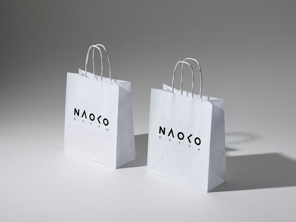 34x20x35 torba papierowa biała ekologiczna kraft z nadrukiem reklamowym 