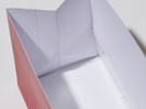 24x9x20 torba papierowa premium czerwona laminowana matowa z nadrukiem reklamowym