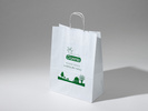 32x12x41 torba ekologiczna z nadrukiem reklamowym 1 kolor pantone