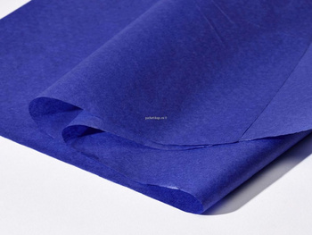 bibuła niebieska satynowa do pakowania rozmiar 50x74