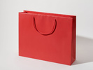 45x12x36 torba papierowa premium czerwona laminowana matowa z nadrukiem reklamowym