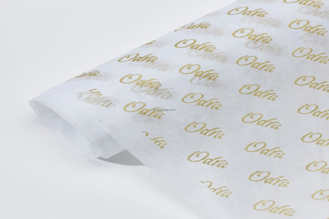 bibuła zielona satynowa do pakowania rozmiar 50x74