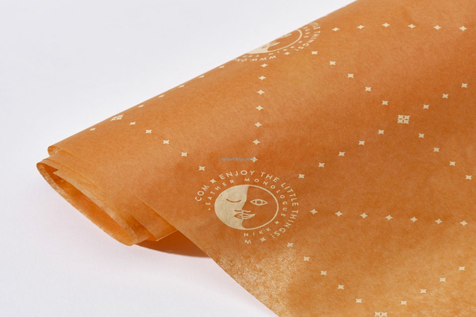 bibuła zielona satynowa do pakowania rozmiar 50x74