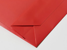24x9x20 torba papierowa premium czerwona laminowana matowa z nadrukiem reklamowym