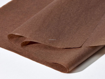 bibuła brązowa satynowa do pakowania rozmiar 50x74