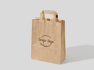 22x10x28 torby papierowe kraft z nadrukiem reklamowym