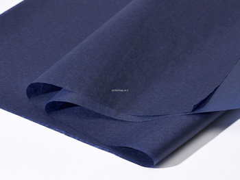 bibuła granatowa satynowa do pakowania rozmiar 50x74