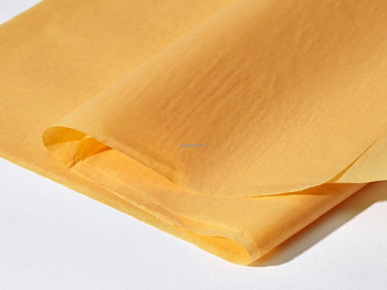 bibuła jasno-pomarańczowa satynowa do pakowania rozmiar 50x74  