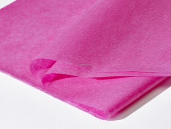 bibuła różowa magenta satynowa do pakowania rozmiar 50x74