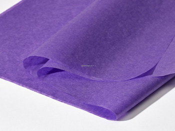 bibuła fioletowa satynowa do pakowania rozmiar 50x74 