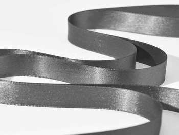 Wstążka satynowa premium 15 mm kolor antracyt 